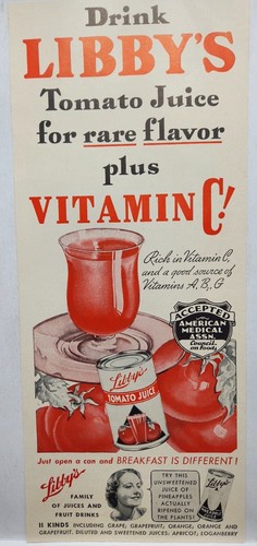 1942 libby tomato juice - 1942,