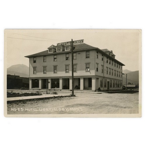 Photo postcard hotel libby - postcard,